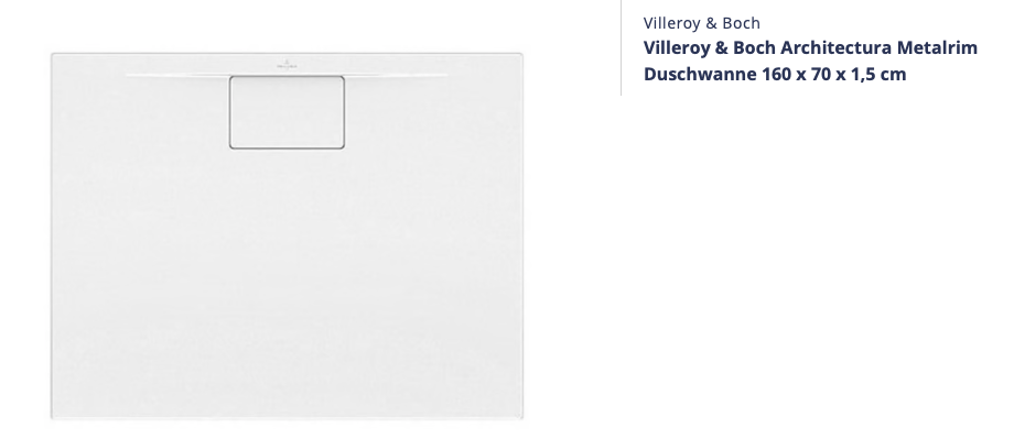 Duschwanne Villeroy und Boch - Dusche