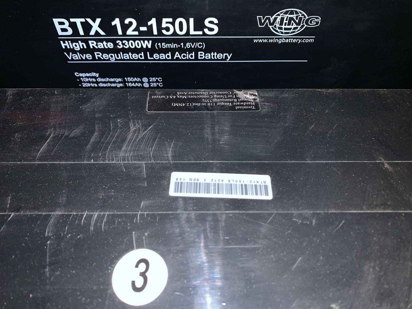 Batterie 482x245x170