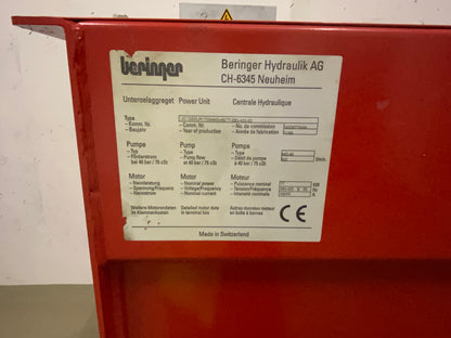 Beringer Hydraulik Unterölaggregat 77 kW