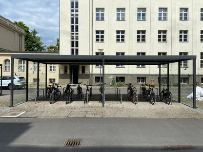 Fahrradabstellanlage (Fahrradunterstand, Fahrgastunterstand, Bushaltestelle, Bausatz)