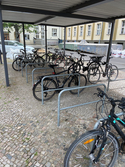 Fahrradabstellanlage (Fahrradunterstand, Fahrgastunterstand, Bushaltestelle, Bausatz)