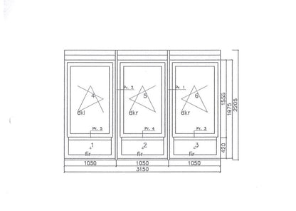 Fenster außen - VEKA System SOFTLINE 82 MD inkl. Raffstore