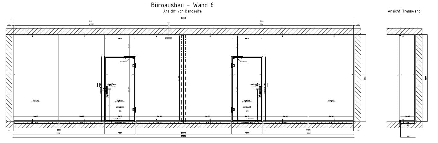 Trennwandsystem uniquin Dormakaba