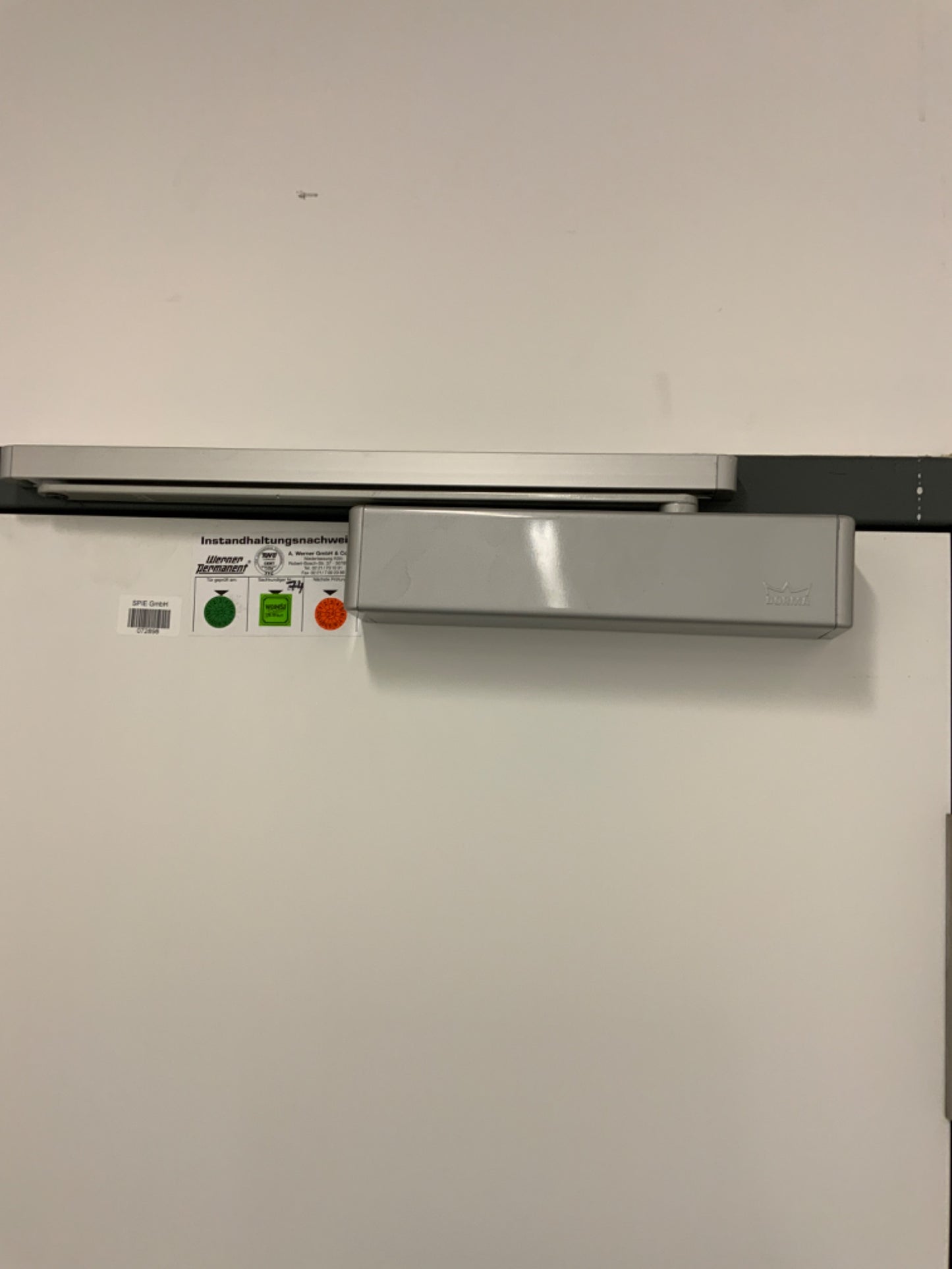 Brandschutztür - innen mit Türschließer DIN R+L 160x1030x2150