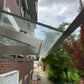Aluminium-Vordach mit Glas 2200x570x1270