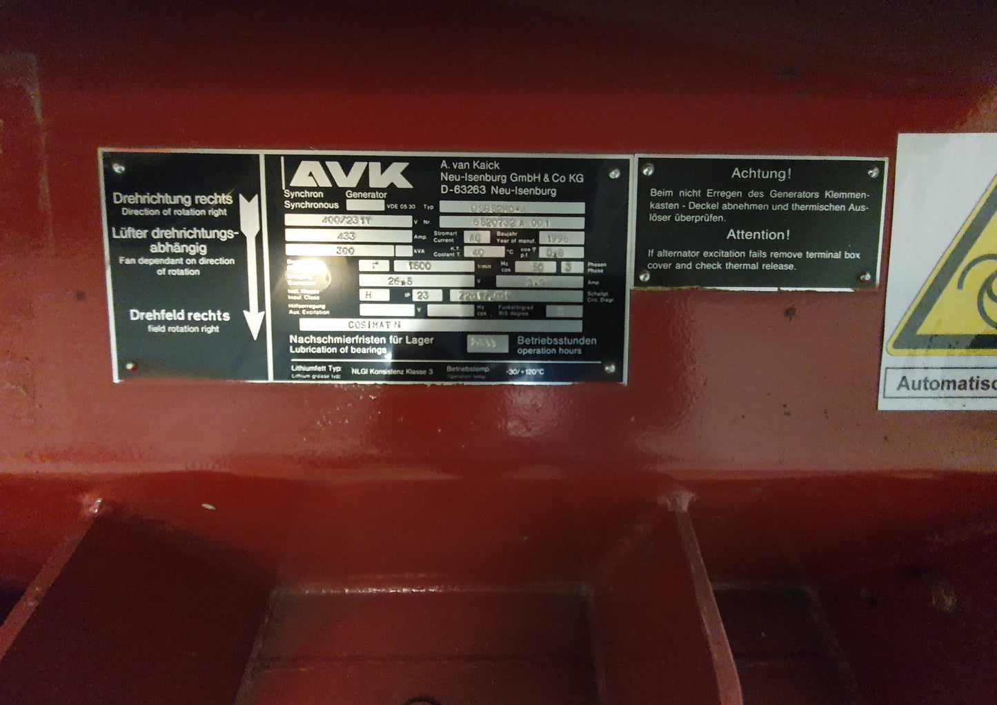AVK Notstromaggregat 300kVA und 400V - Concular - Nachhaltige & zirkuläre Baumaterialien kaufen