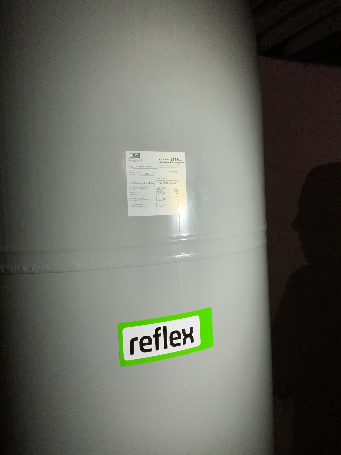 Reflex Membran- Druckausdehnungsgefäß